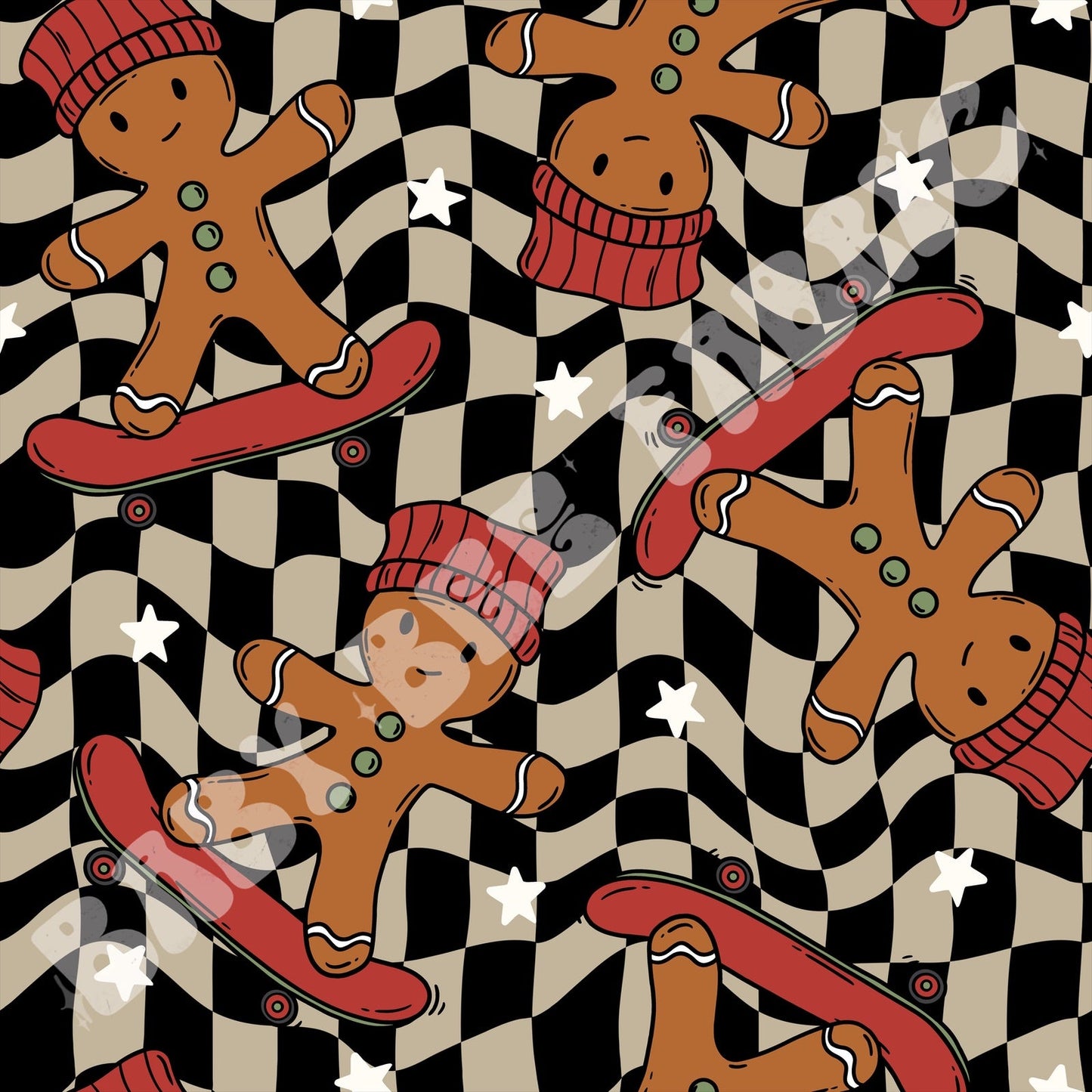 Wavy Check Gingerbread