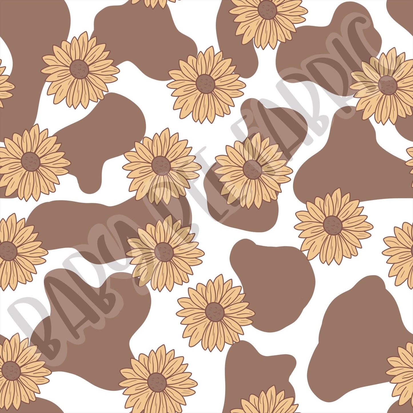 Sunflower Cow Print Pre Order