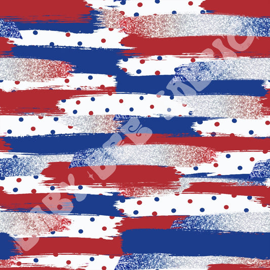 4th of July Brushstrokes