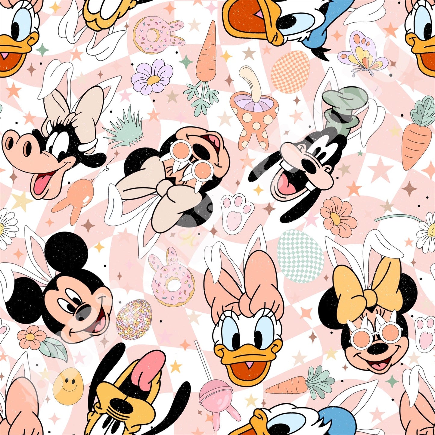 Groovy Easter Friends Check