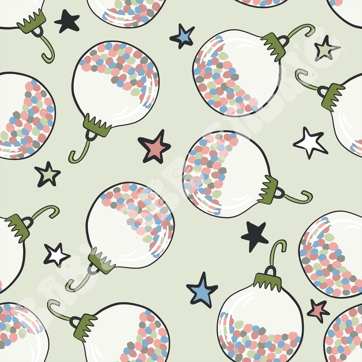 Christmas Ornaments Green