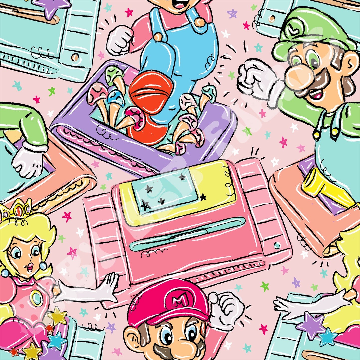 Nintendo Bright Pink