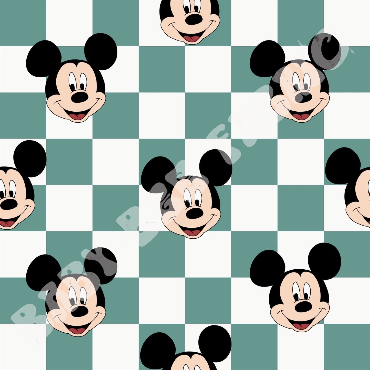 Green Checkered Mouse