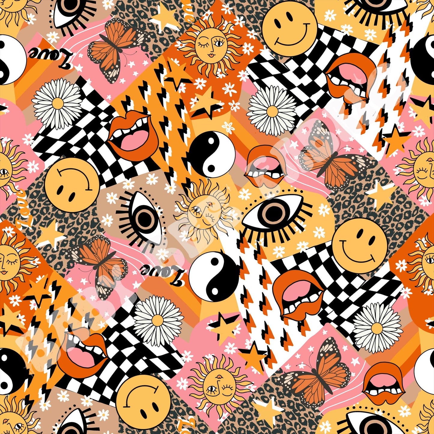 Groovy Vibes Collage