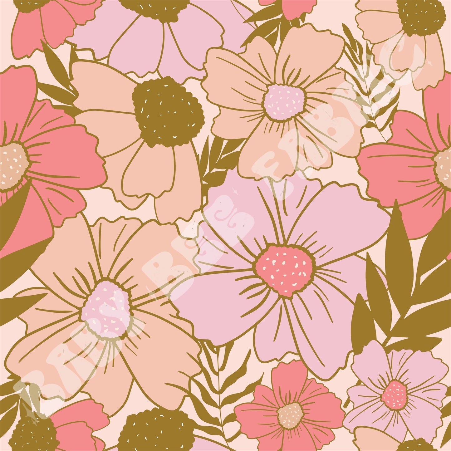 Pastel summer florals