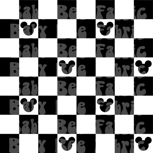 Black and White Mouse Check