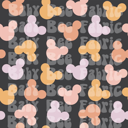 Pastel Mouse on Black