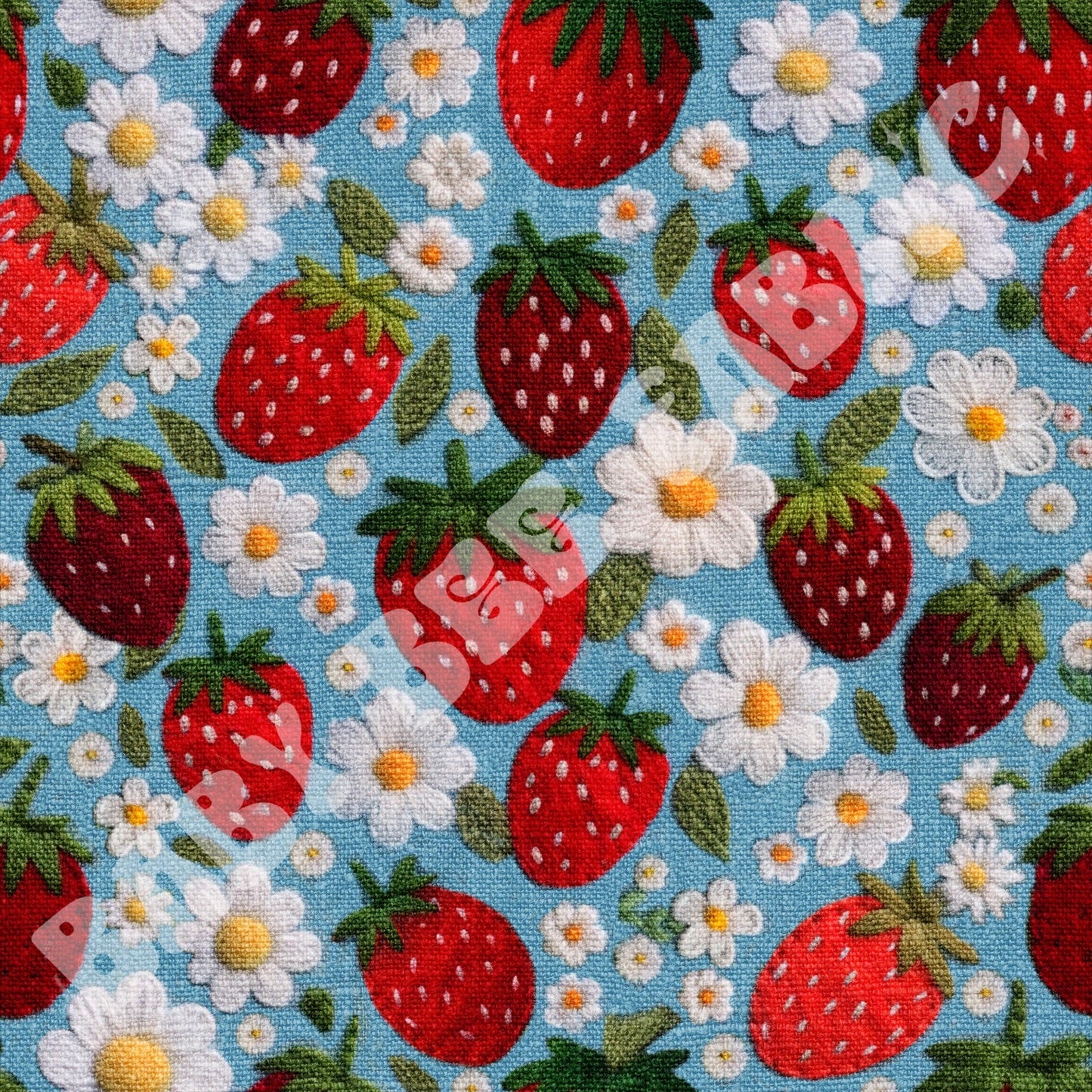 Strawberry Embroidery