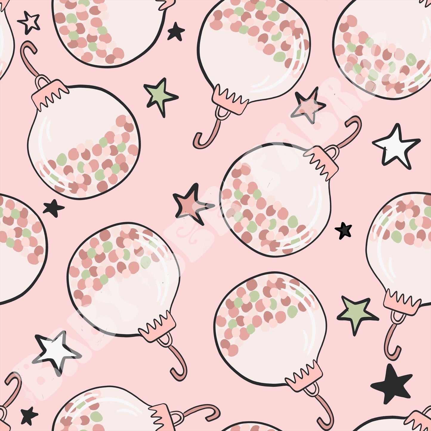 Christmas Ornaments Pink