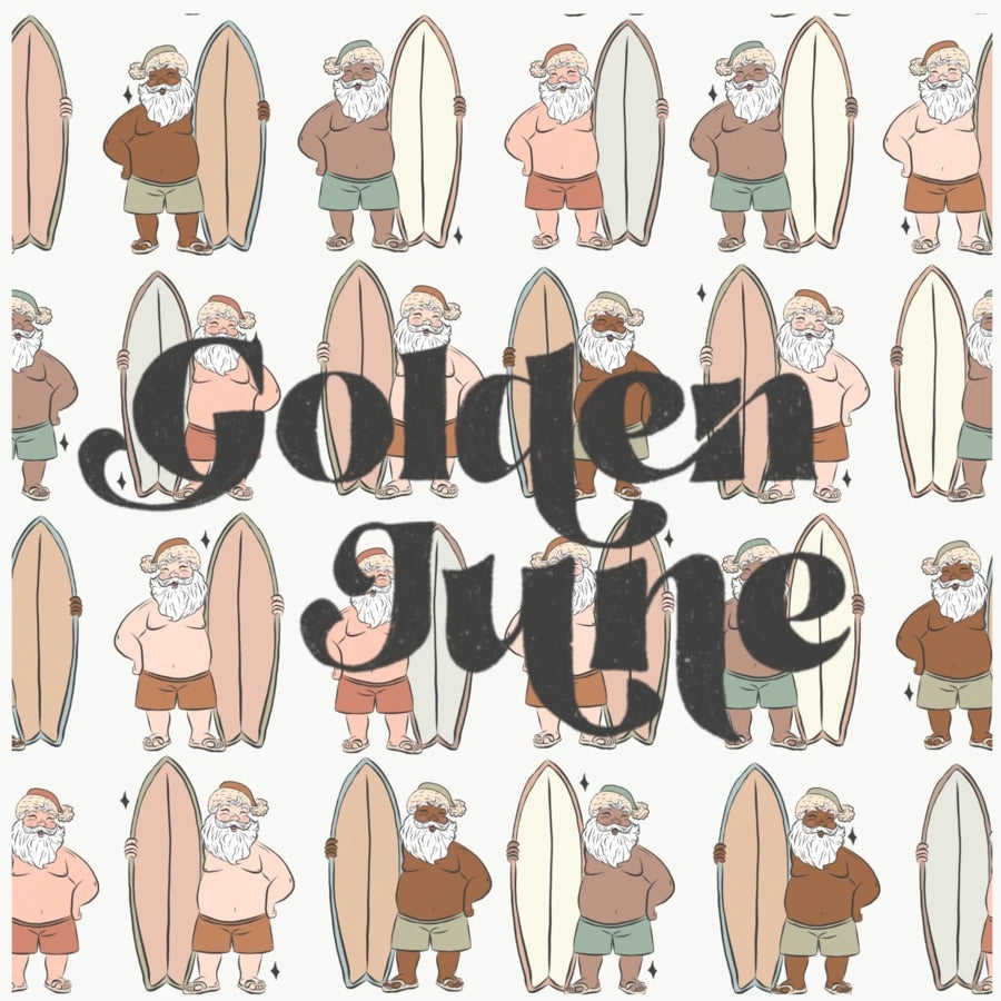 Surfing Santa