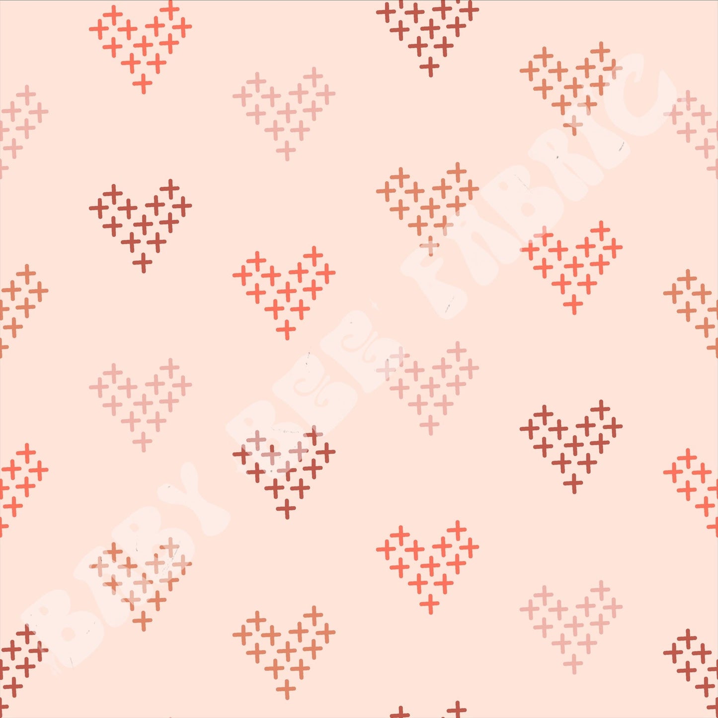Cross Hearts Pink
