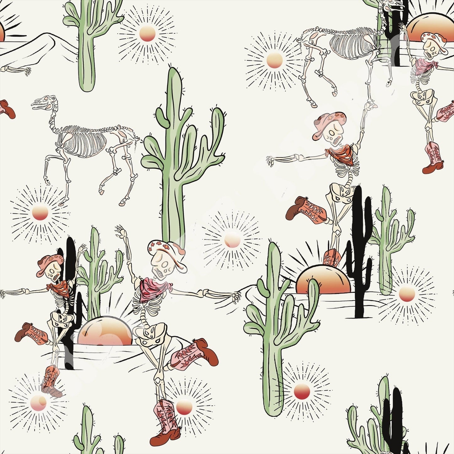 Dancing Sunset Cowgirl