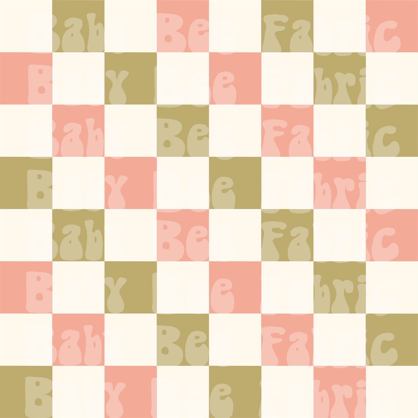 Pastel Pink & Green Check