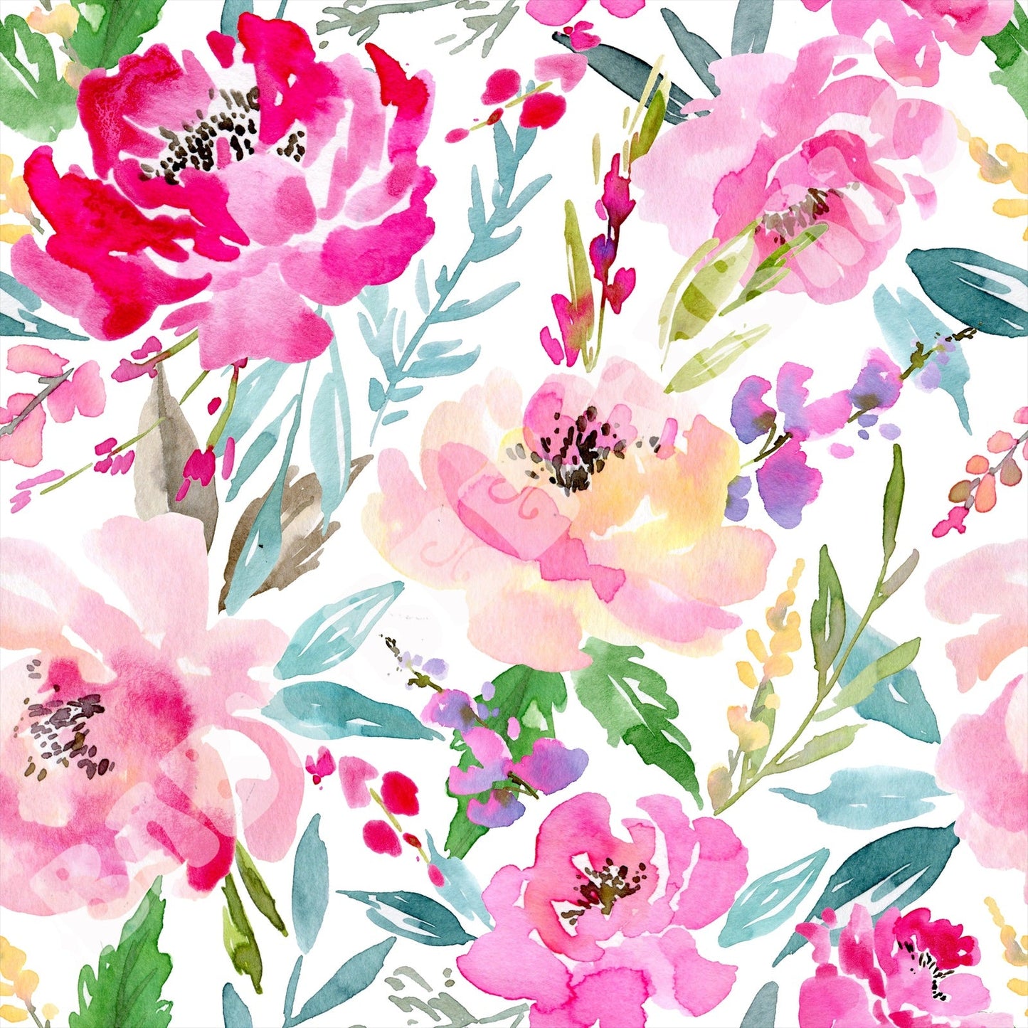 Summertime Watercolor Floral