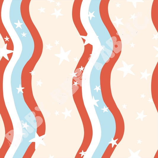 Retro RWB Stars & Stripes