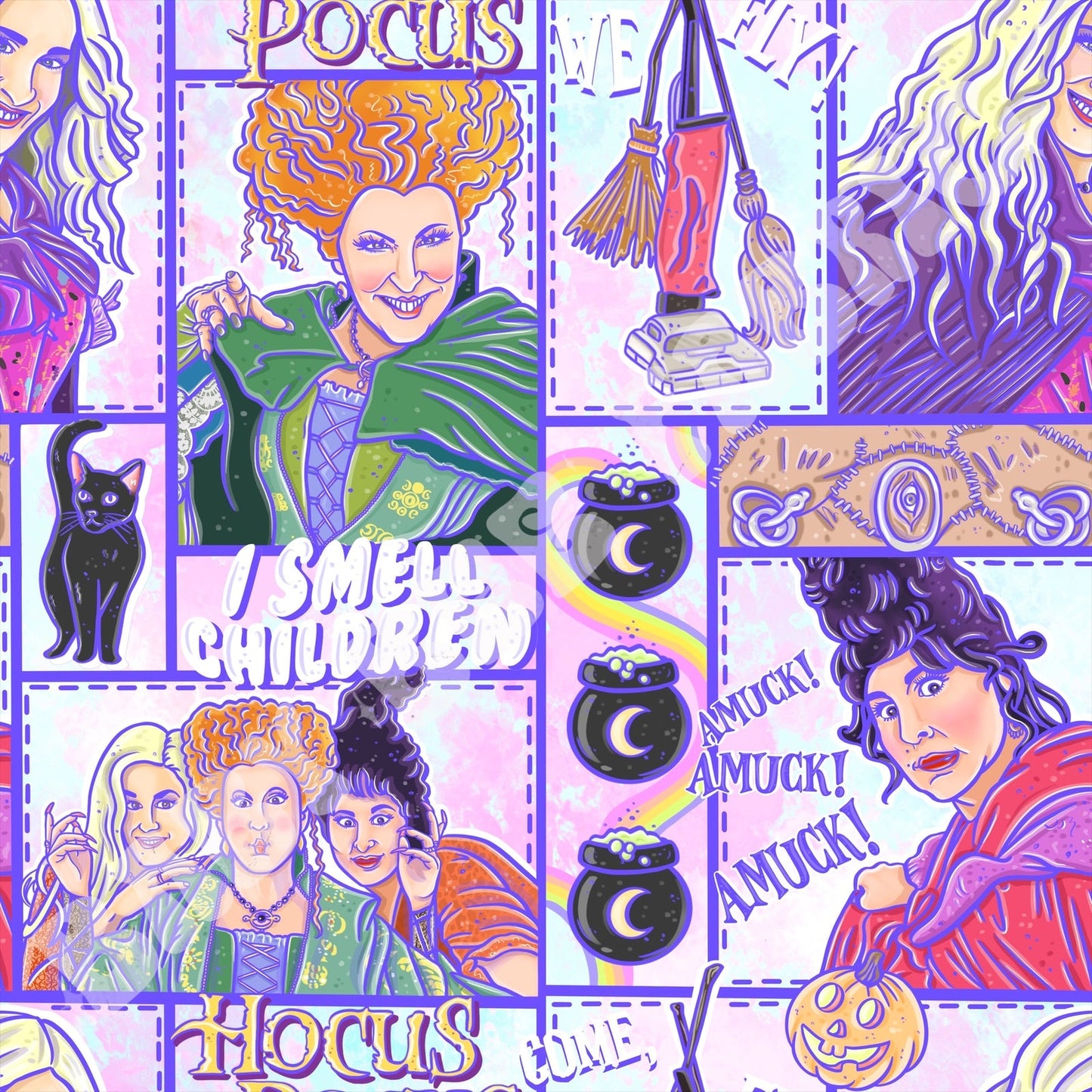 I Smell Children Watercolor