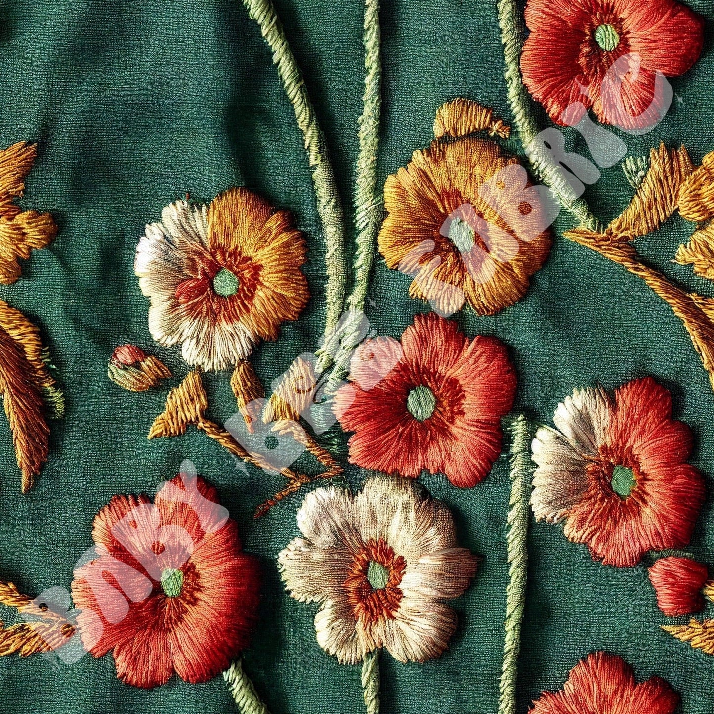 Pink Posie Embroidery