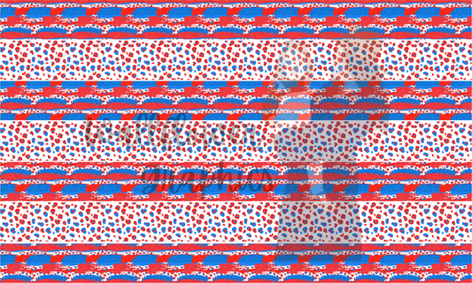 Glitter Brush Leopard Bow Strip Yard