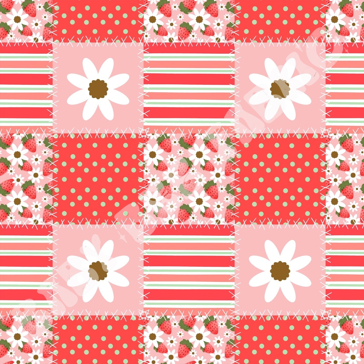 Strawberry Patchwork