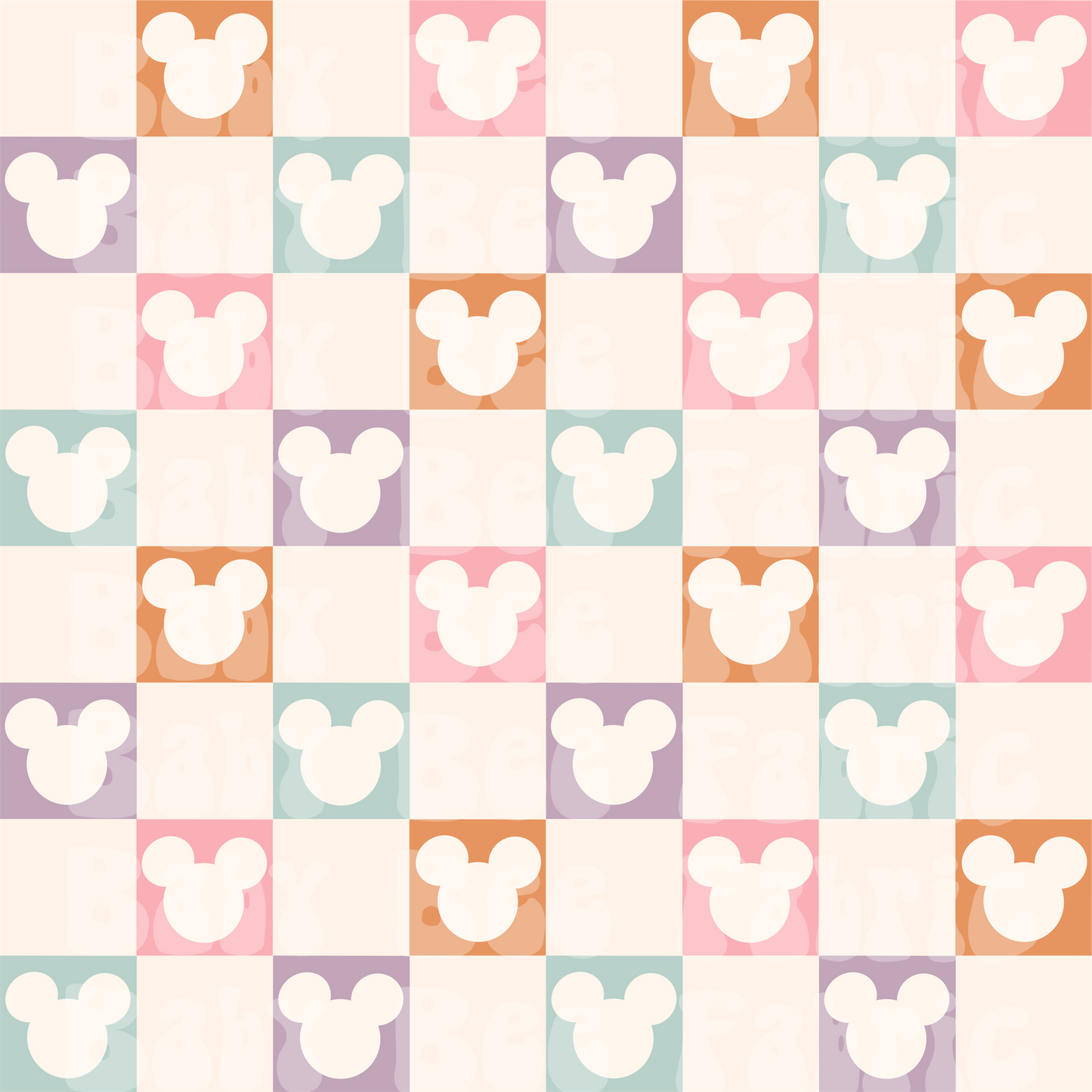 Pastel Mouse Head Check