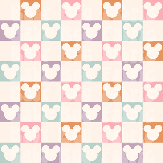 Pastel Mouse Head Check