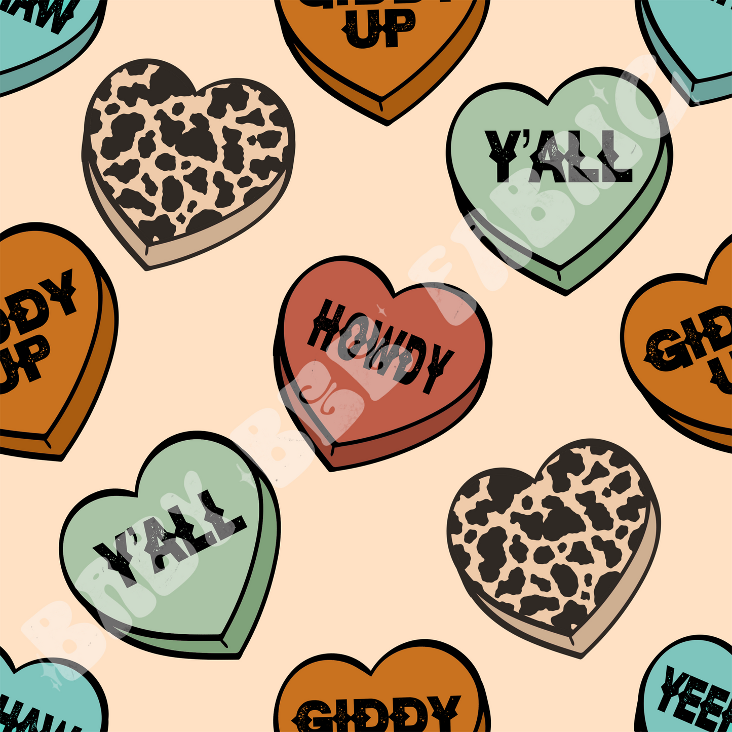 Western Conversation Hearts