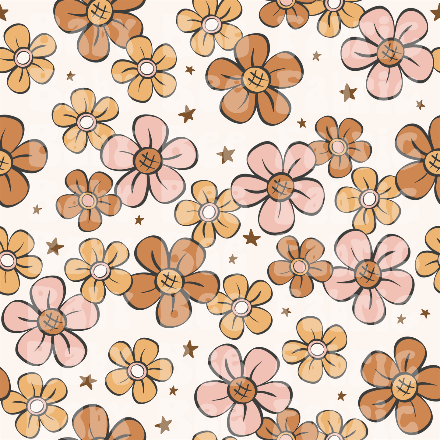 Peach and Orange Florals