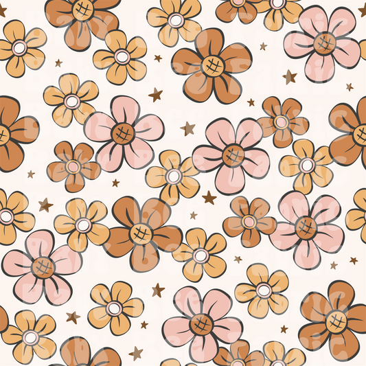 Peach and Orange Florals