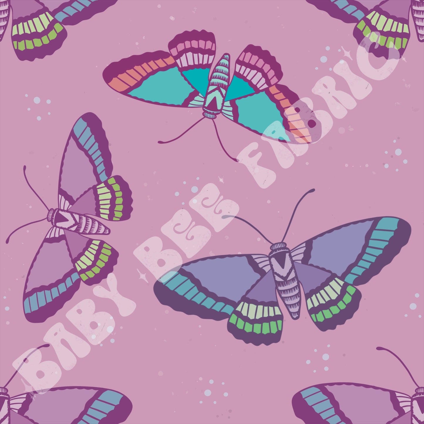 Pastel Moths