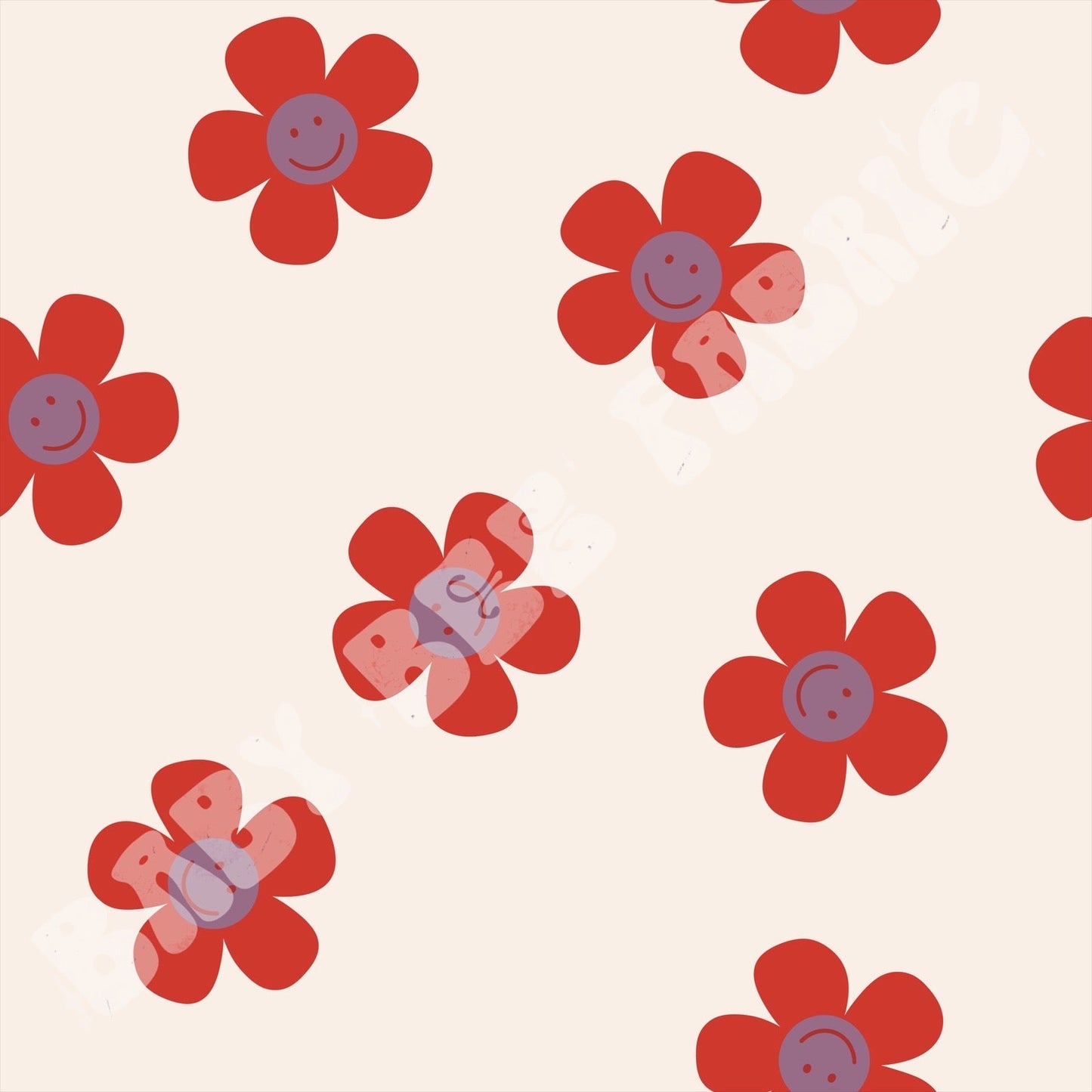 Red and Purple Floral