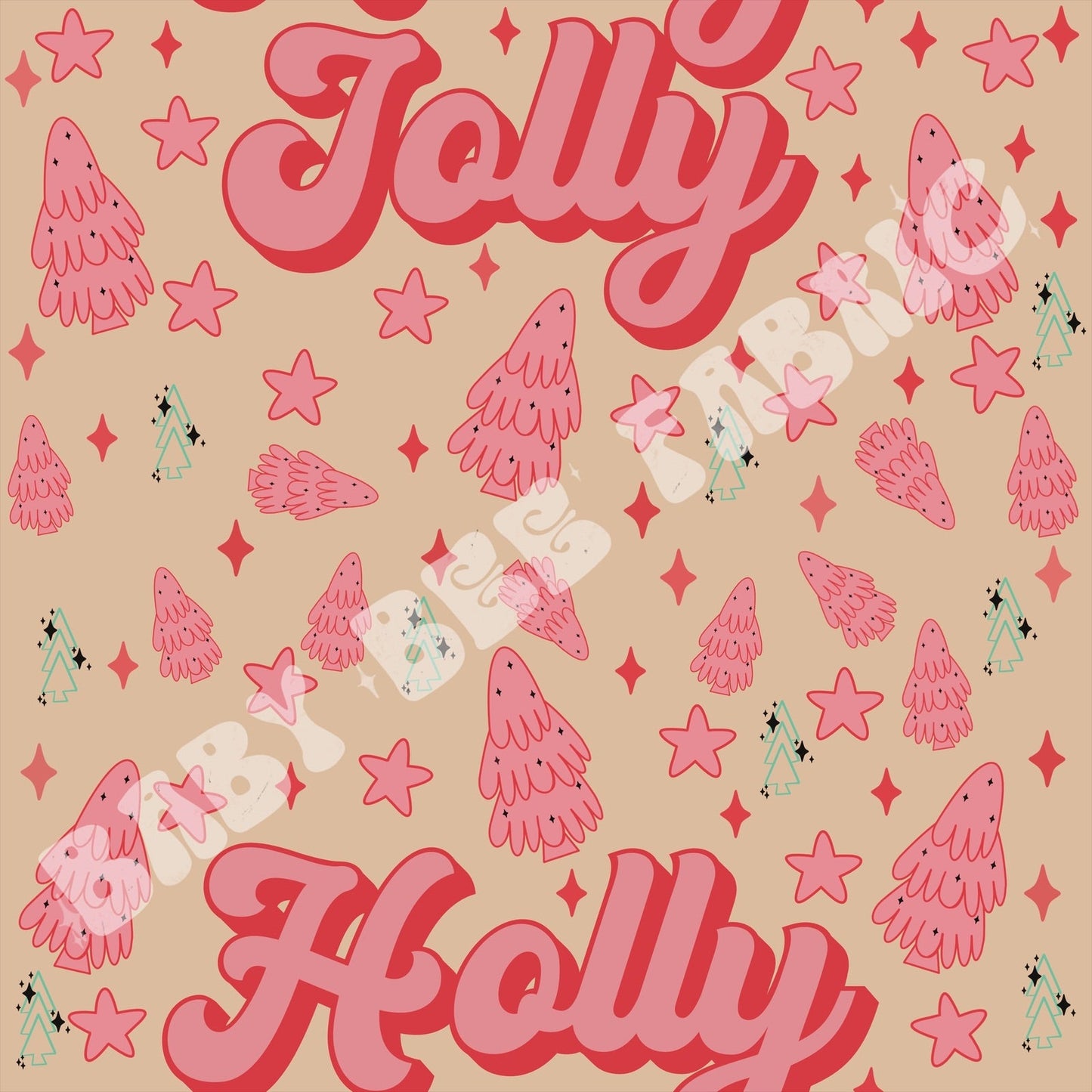 Pink Holly Jolly