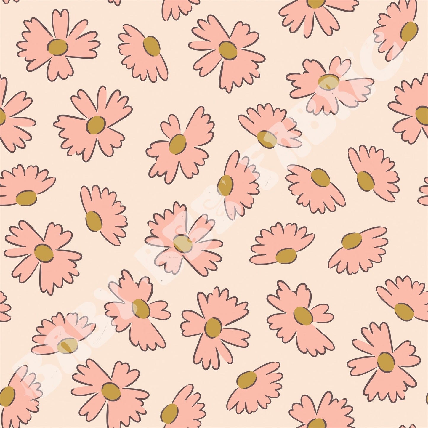 Pink neutral floral