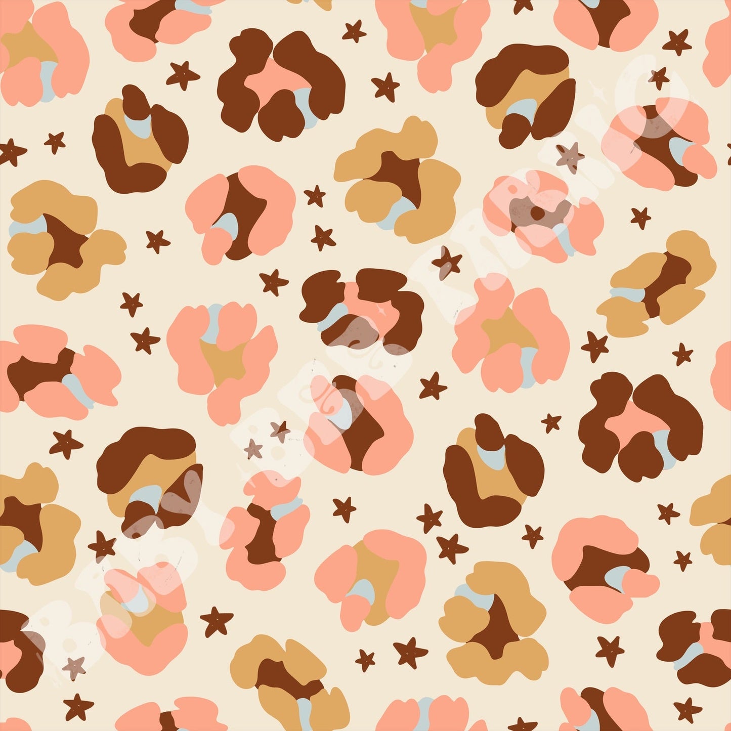 Neutral Leopard Peach