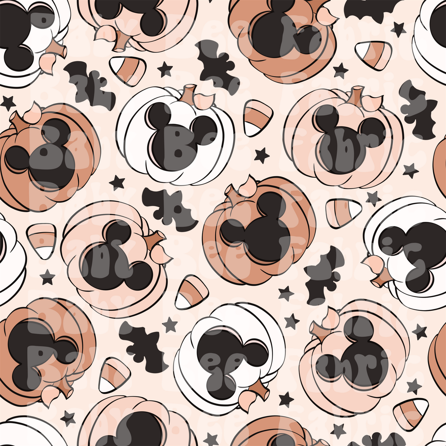 Pumpkin Candy Corn Mouse Pink