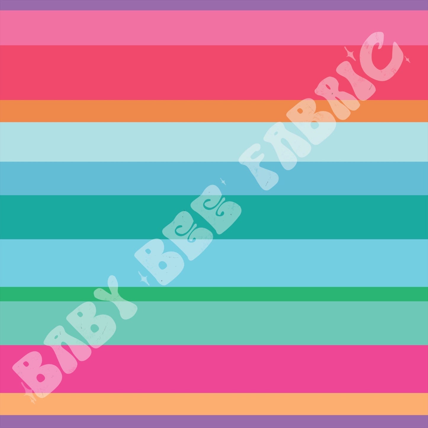 Mermaid Blue Stripes