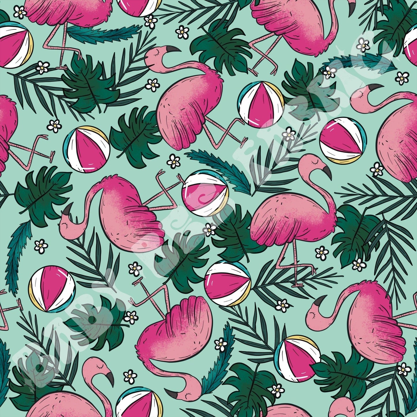 Summer Flamingos