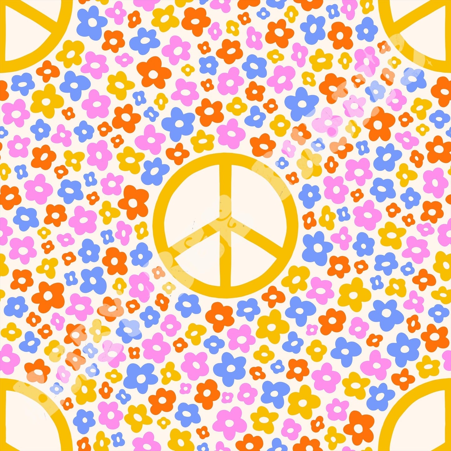 Floral Peace Signs