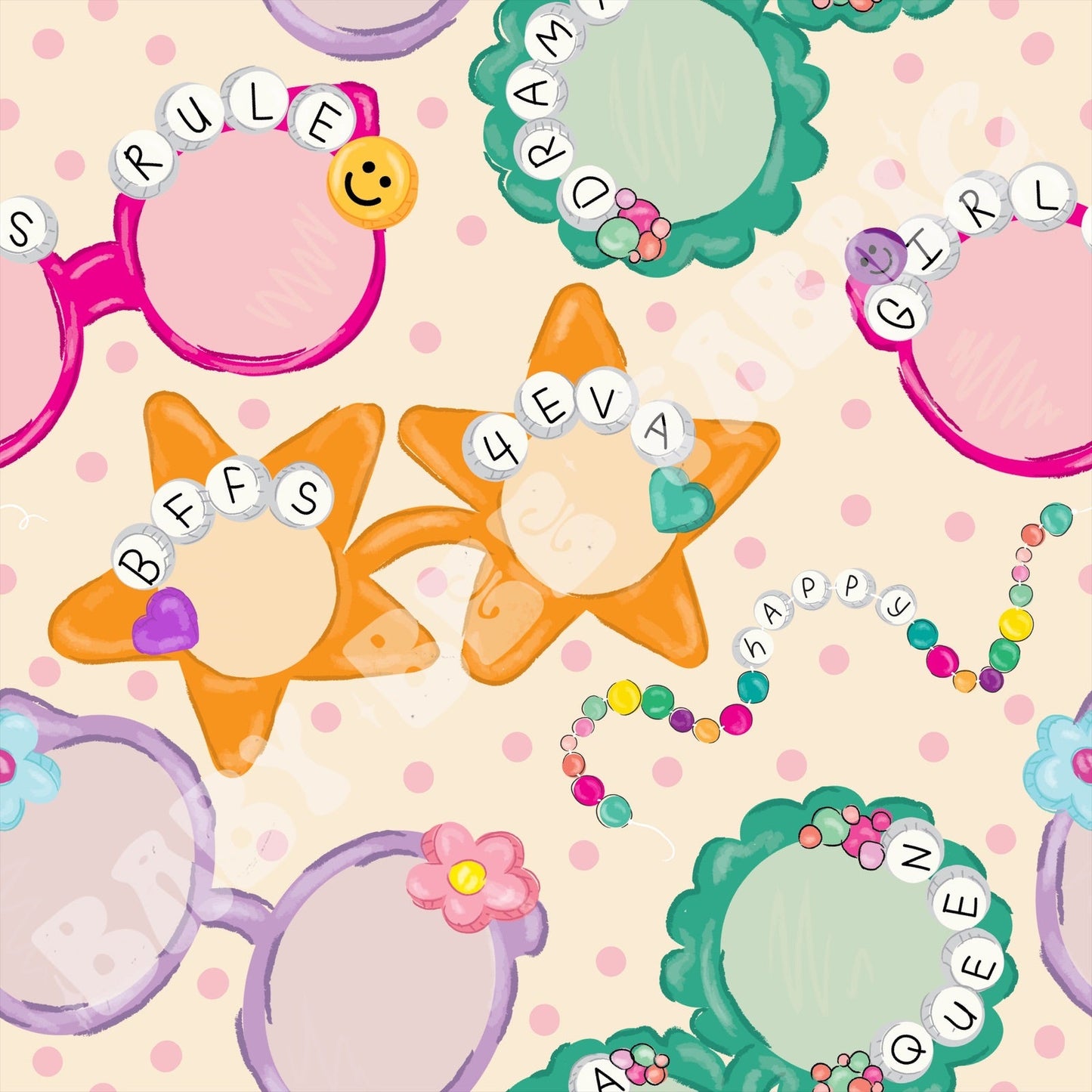 Bffs4eva Pink Dots