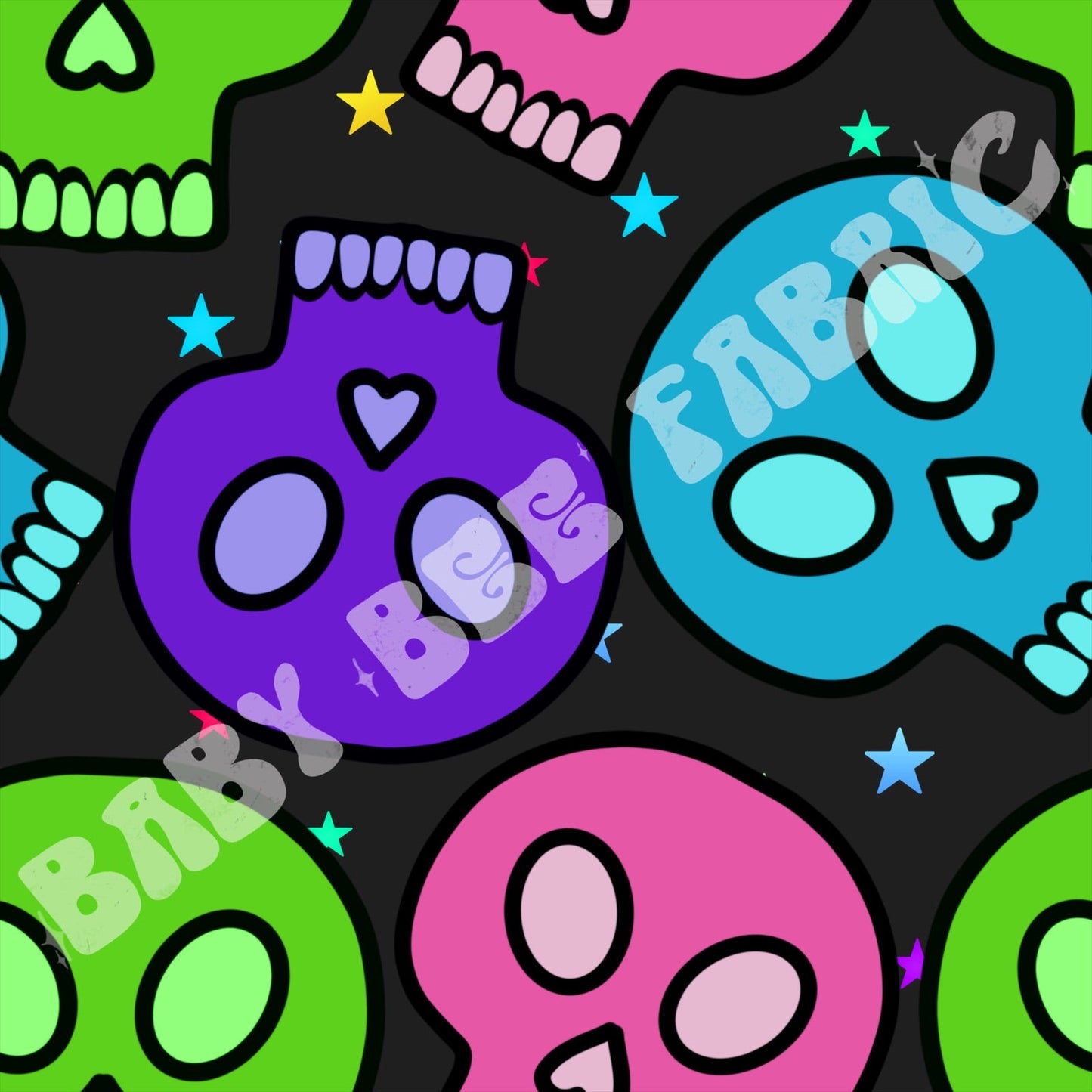 Neon Skulls