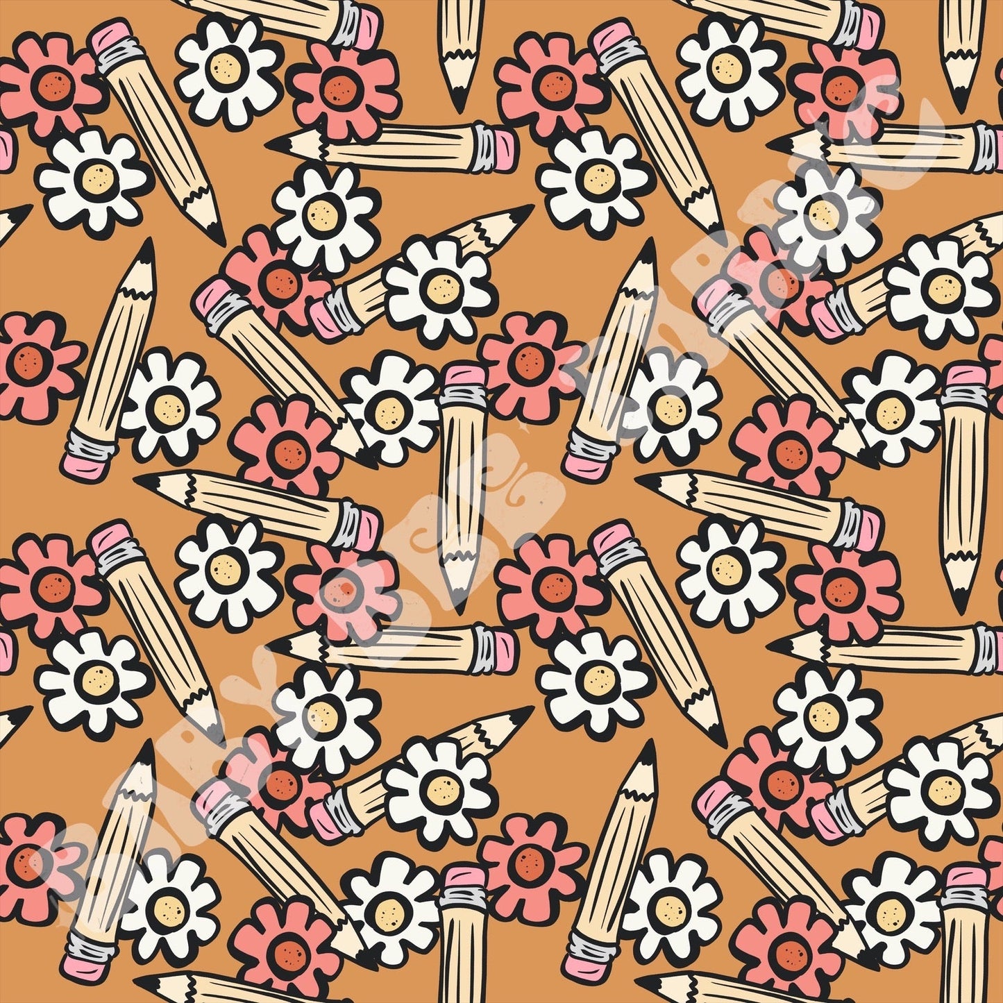 Floral Pencils