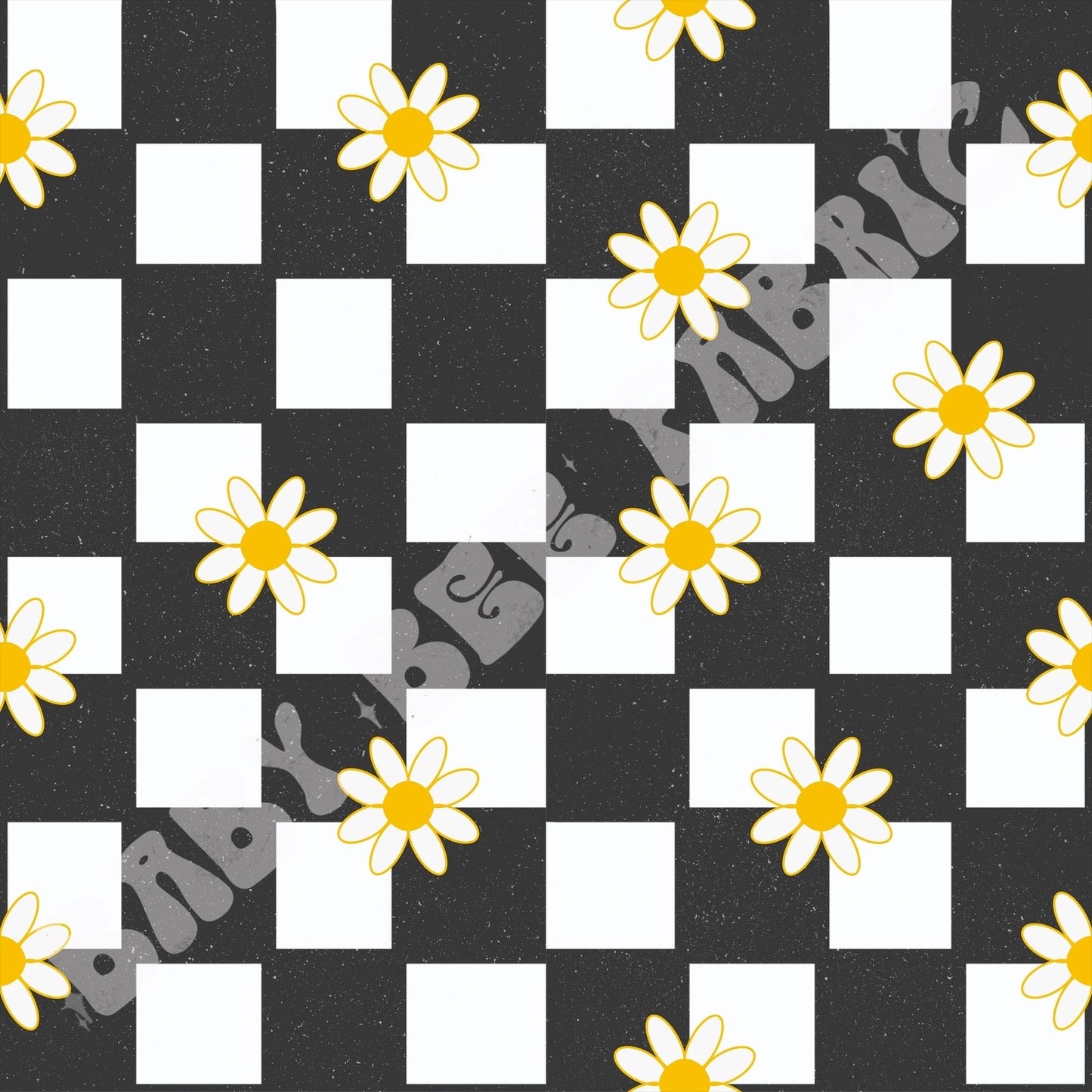 Black Daisy Check