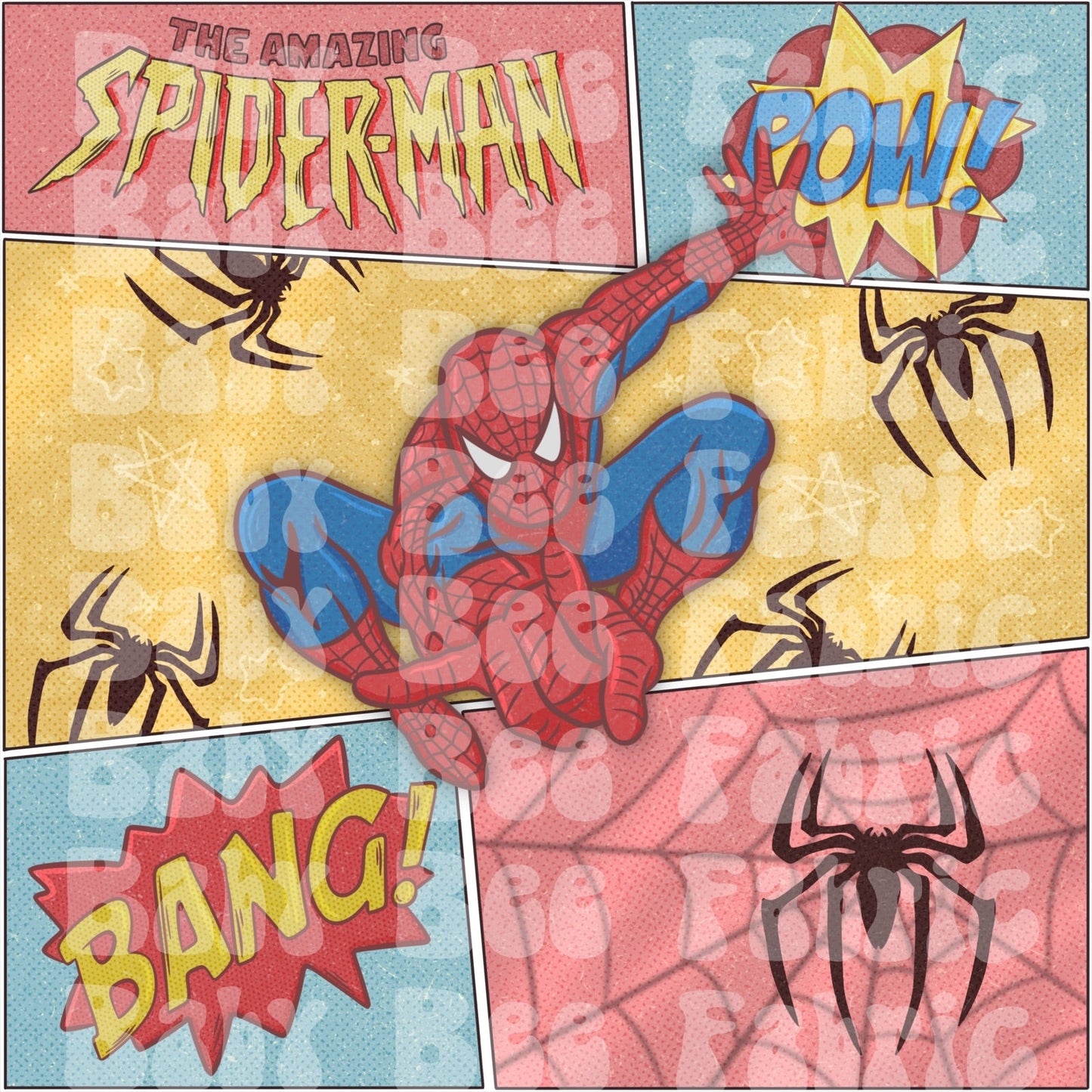 Spider Man Patchwork