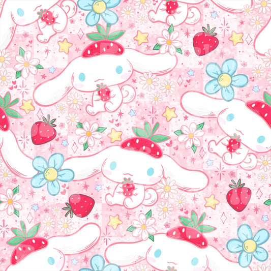 Pink Checkered Cinnamonroll