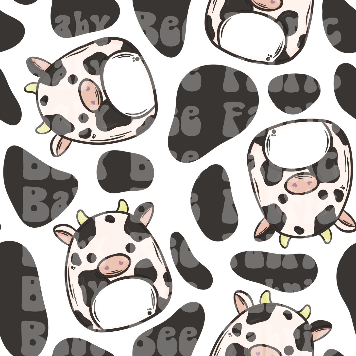 Black and White Cow Squish