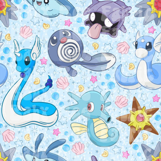 Blue Pokè Charcaters