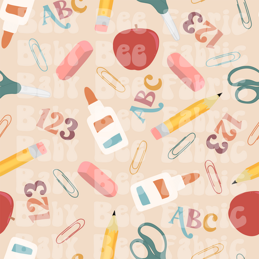 Retro School Supplies