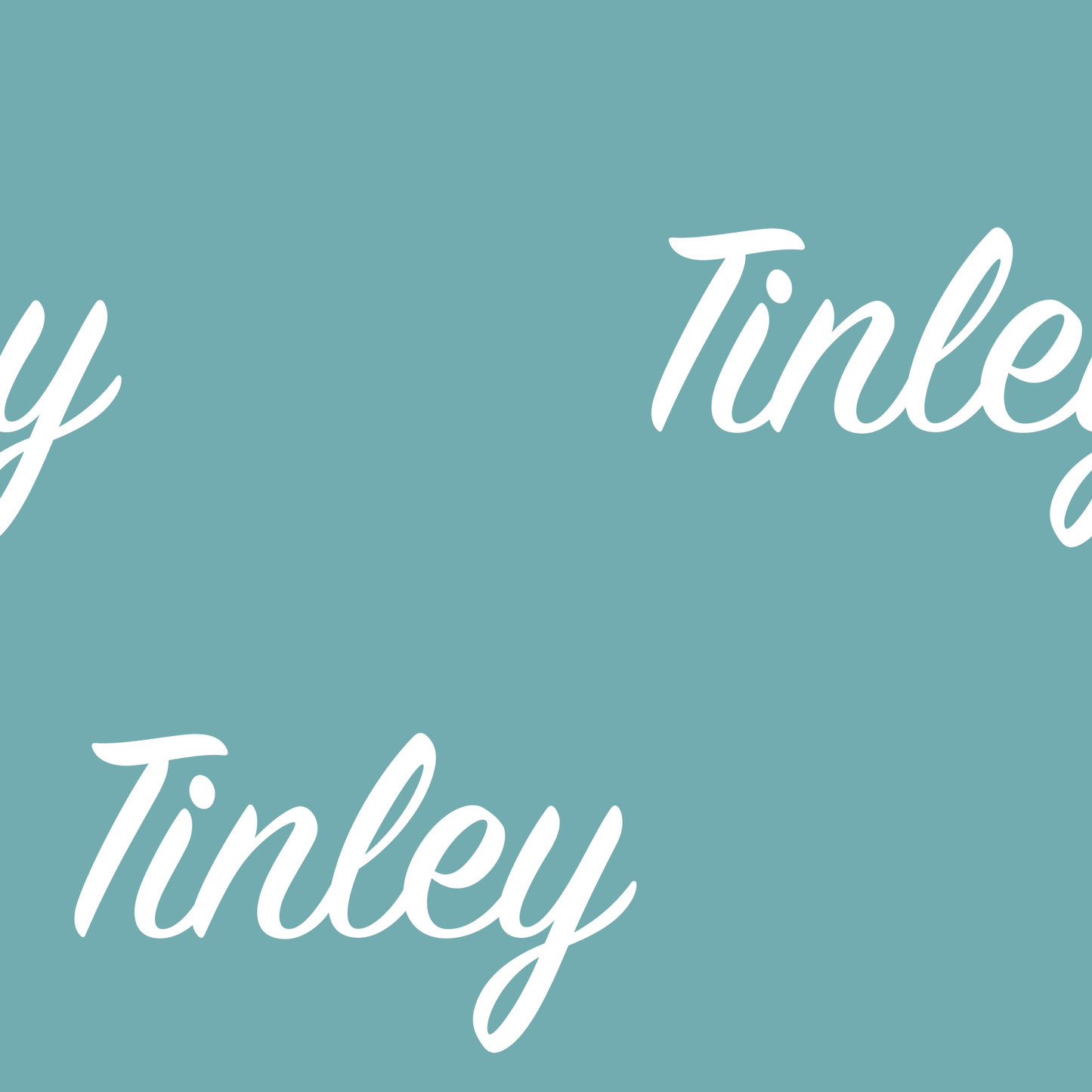 Custom Name Swaddle