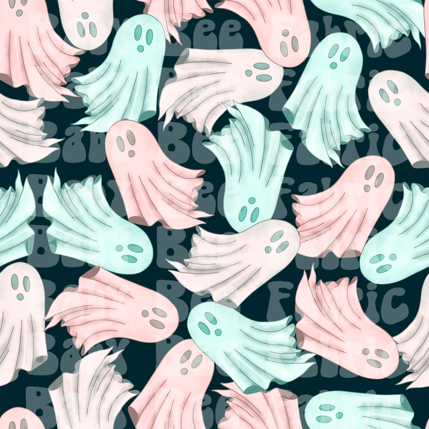 Pink and Blue Ghosts