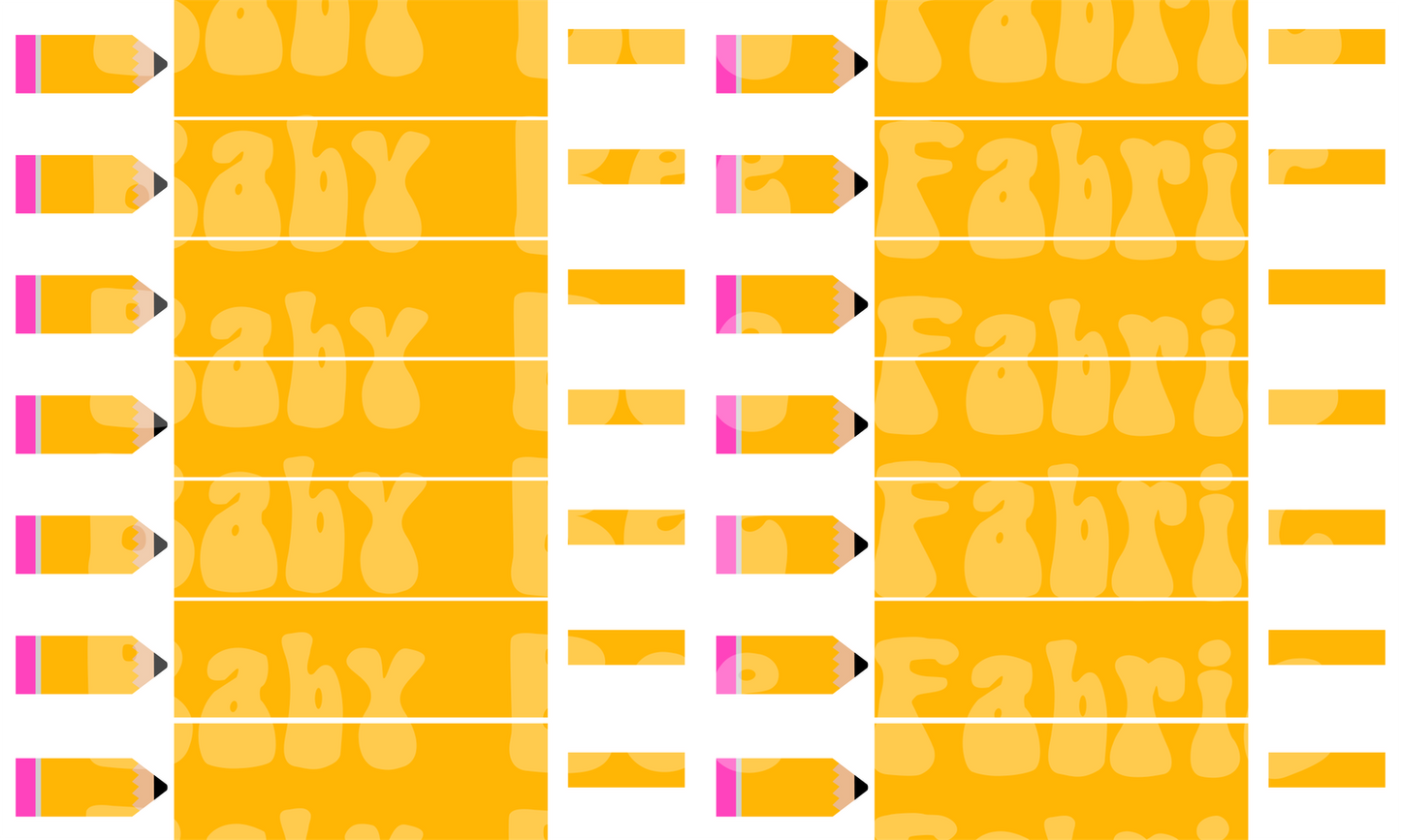 Pencil 5in-yellow