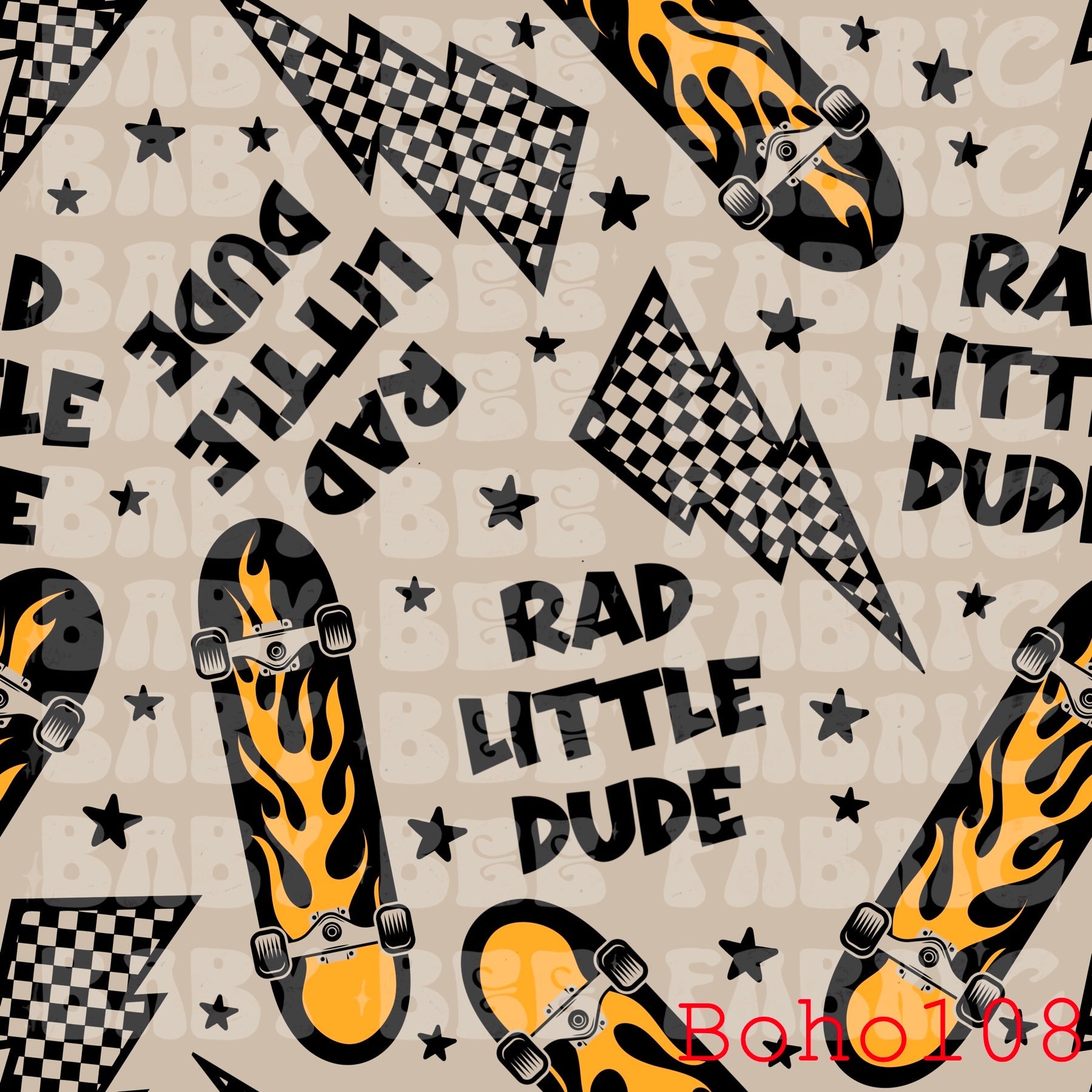 BOHO108 Wide Rib